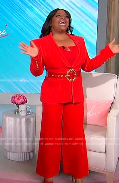 WornOnTV: Sherri’s red blazer and pants on Sherri | Sherri Shepherd ...