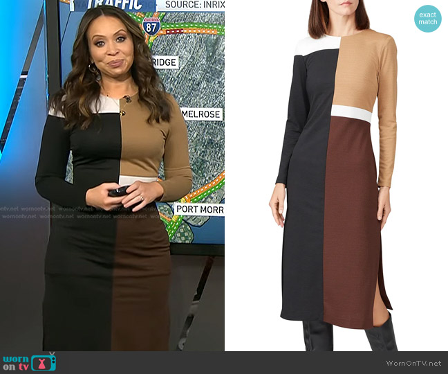 Slate & Willow Joelle Knit Dress worn by Adelle Caballero on Today