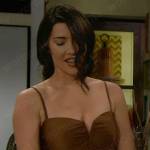 Steffy’s bronze swimsuit on The Bold and the Beautiful