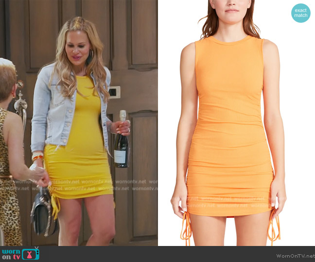 BB Dakota by Steve Madden Sleeveless Body-Con Dress worn by Jackie Goldschneider on The Real Housewives of New Jersey