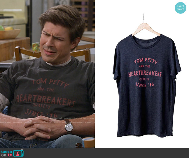  Tom Petty and the Heartbreakers Quality Since 76 T-shirt worn by Jesse (Christopher Lowell) on How I Met Your Father