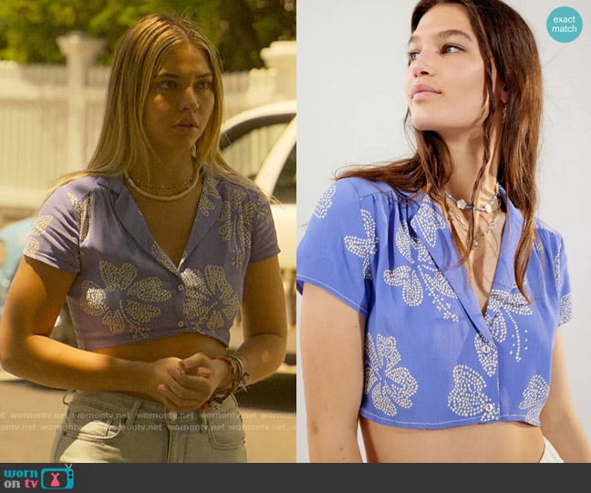 Urban Outfitters Ari Top worn by Sarah Cameron (Madelyn Cline) on Outer Banks