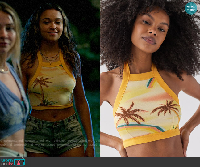 BDG at Urban Outfitters Dazi Top worn by Kiara Carrera (Madison Bailey) on Outer Banks