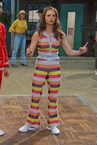 Victoria's striped pants on Bunkd