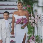 Robyn’s white wedding dress on The Real Housewives of Potomac