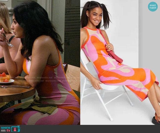 Wild Fable at Target Sleeveless Jacquard Sweater Dress worn by Valentina (Francia Raisa) on How I Met Your Father