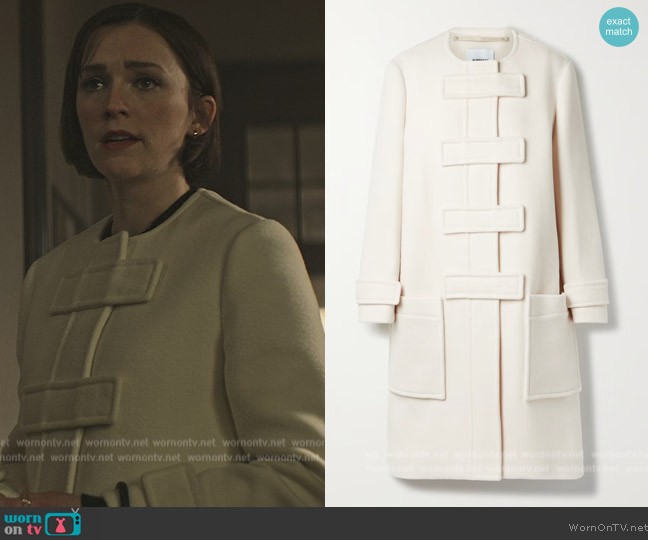 Burberry Single-breasted wool-blend coat worn by Kate (Charlotte Ritchie) on You