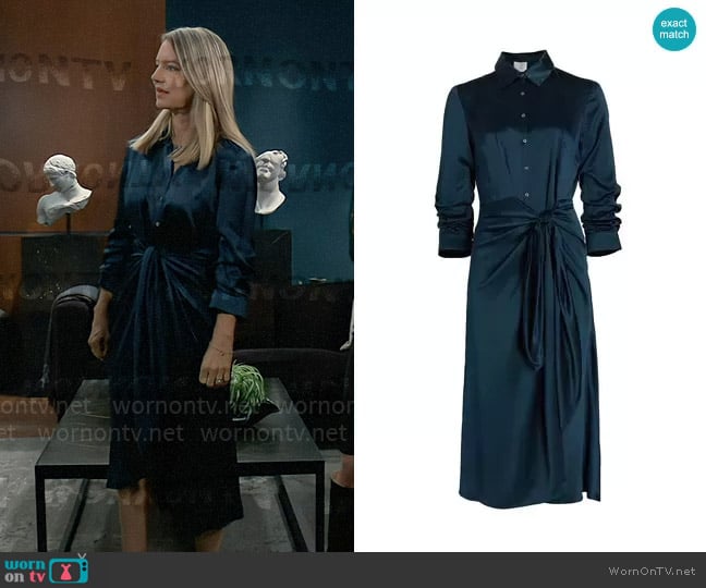 Cinq a Sept Jacey Dress worn by Nina Reeves (Cynthia Watros) on General Hospital