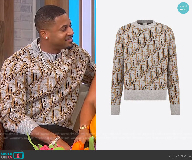 Dior Oblique Sweater worn by Devale Ellis on Sherri