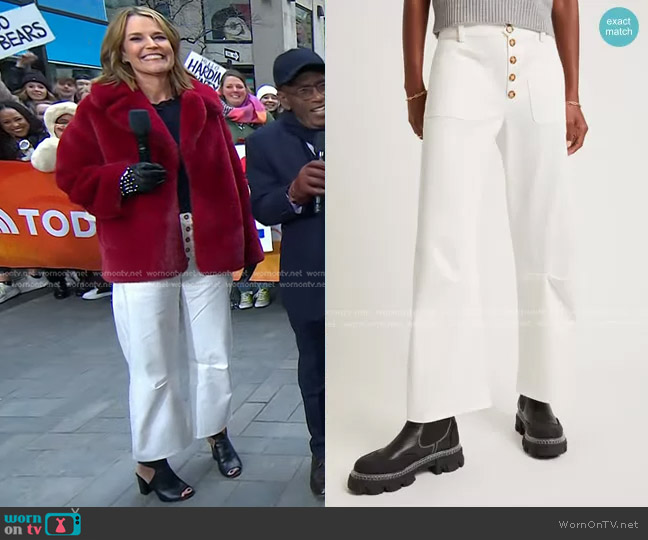 G. Label Tyler Utility Pants worn by Savannah Guthrie on Today