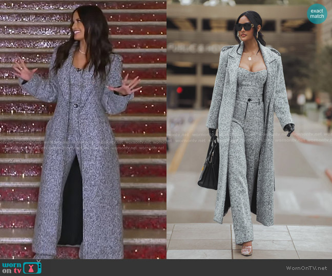Jlux Label All You Need Tweed Corset and Trouser worn by Rocsi Diaz on Good Morning America