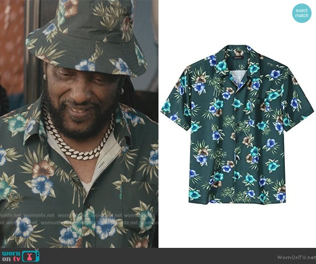 Mcedar Hawaiian Shirt worn by Brooklyn McLinn (Brooklyn McLinn) on Bel-Air