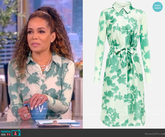Max Mara Leisure Floral jersey midi dress worn by Sunny Hostin on The View