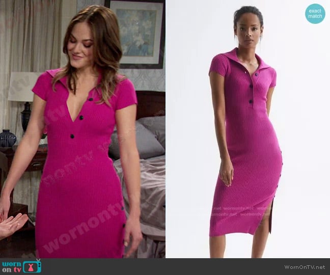 Reiss Mason Dress worn by Stephanie Johnson (Abigail Klein) on Days of our Lives