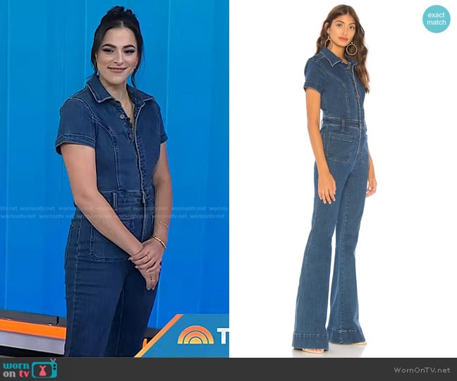 Show Me Your Mumu Everhart Jumpsuit worn by Janelle Cohen on Today