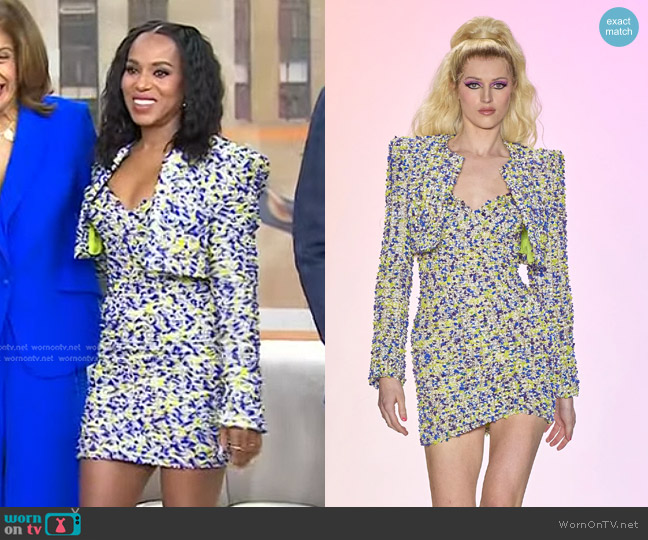 Sergio Hudson Sprint 2023 Collection worn by Kerry Washington on Today