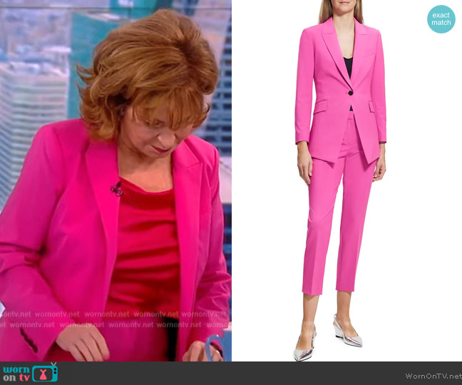 Theory Etiennette Wool Blazer and Pants worn by Joy Behar on The View