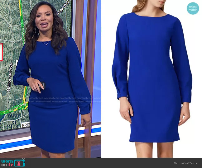 Trina Turk Calistoga Dress worn by Adelle Caballero on Today