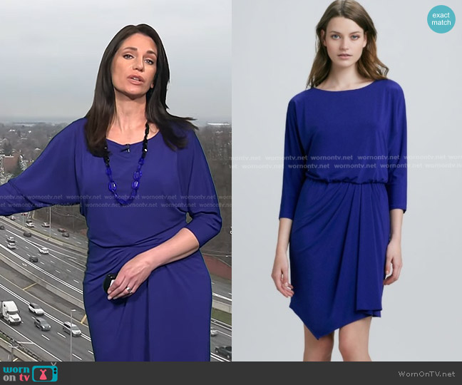 WornOnTV: Maria’s blue draped dress on Today | Maria Larosa | Clothes ...