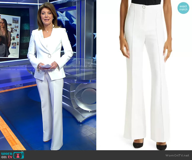 WornOnTV: Norah’s white suit on CBS Evening News | Norah O'Donnell ...