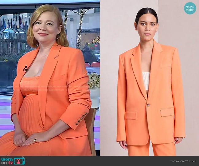 A.L.C. Dakota Tailored Jacket worn by Sarah Snook on Today