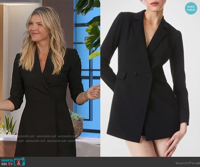 WornOnTV: Amanda’s black blazer romper on The Talk | Amanda Kloots ...