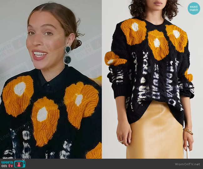 Altuzarra Lagune Dyed Sweater worn by Cleo Wade on Today