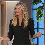 Amanda’s black blazer romper on The Talk