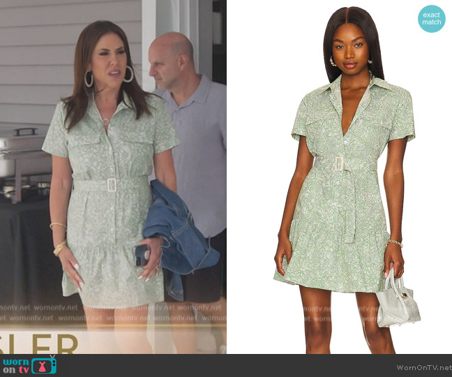 Amanda Uprichard Cathee Dress worn by Jen Fessler on The Real Housewives of New Jersey