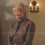 Margaret Buckley’s brown tweed jacket on 9-1-1