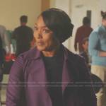 Athena’s purple cropped jacket on 9-1-1