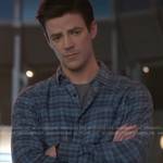 Barry’s blue plaid shirt on The Flash