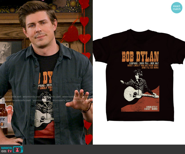  Bob Dylan 1966 Tour T-Shirt worn by Jesse (Christopher Lowell) on How I Met Your Father