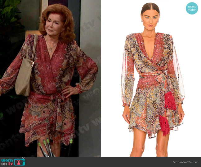 Bronx and Banco Farah Mini Dress worn by Maggie Horton (Suzanne Rogers) on Days of our Lives