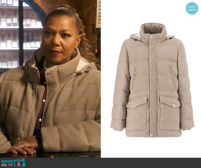Brunello Cucinelli Parka worn by Robyn McCall (Queen Latifah) on The Equalizer