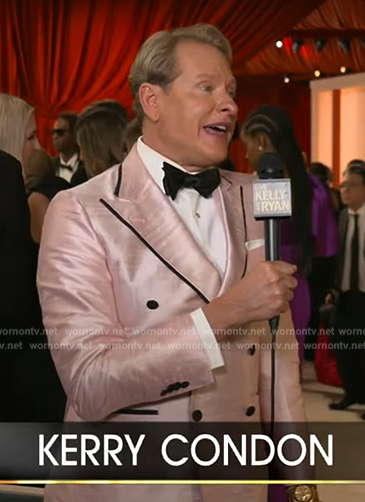 Carson Kressley’s pink blazer on Live with Kelly and Ryan