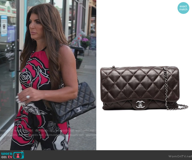 Chanel 2011 Classic Flap shoulder bag worn by Teresa Giudice on The Real Housewives of New Jersey