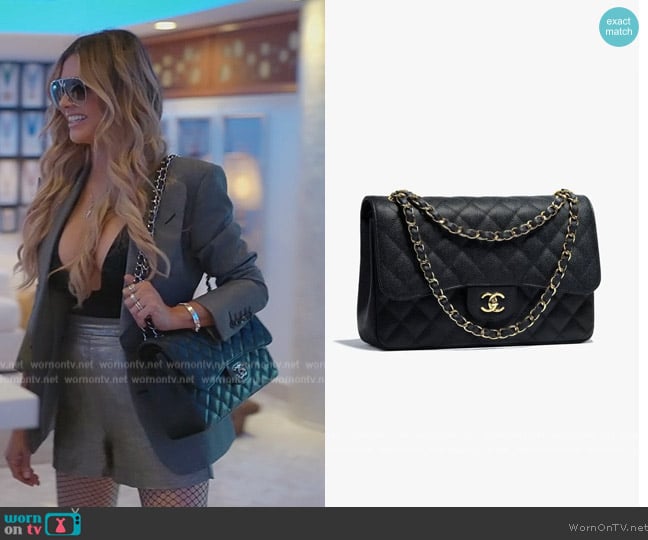 Chanel Large Classic Handbag worn by Adriana de Moura (Adriana de Moura) on The Real Housewives of Miami