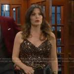 Chelsea’s sequin dress on The Young and the Restless