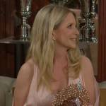 Christine’s light pink gown on The Young and the Restless