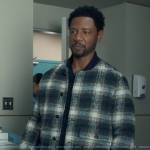 Dante’s plaid bomber jacket on The Equalizer