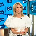 Debbie Gibson’s white cutout dress on E! News