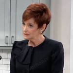 Diane’s black jacket on General Hospital