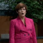 Diane’s pink tweed blazer on General Hospital