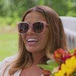 Dolores pink sunglasses on The Real Housewives of New Jersey