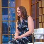 Dr. Deborah Gilboa’s black printed keyhole dress on Good Morning America