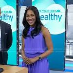 Dr. Jennifer Caudle’s purple dress on Today