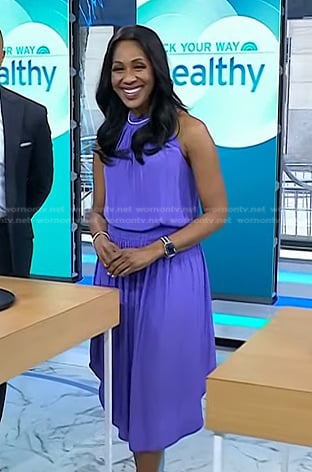 Dr. Jennifer Caudle’s purple dress on Today