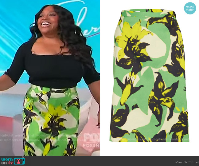 Dries Van Noten Santony skirt worn by Sherri Shepherd on Sherri