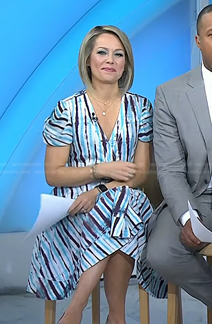 Dylan's tie dye striped dress on Today